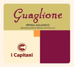 Etichetta Guaglione Irpinia Aglianico DOC